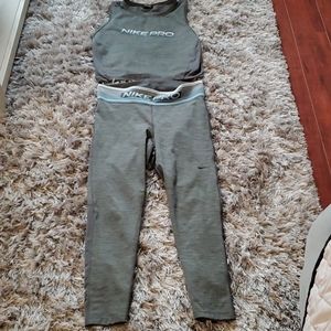 Nike pro matching set